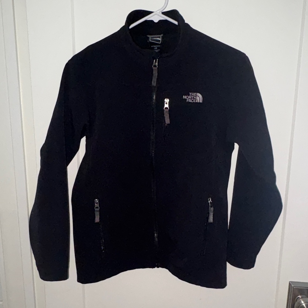 The North Face Apex Bionic soft shell jacket youth sz L EUC LN